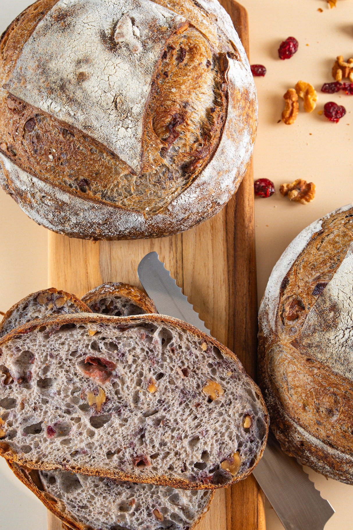 Campesino de Masa Madre Cranberry & Walnuts 750g.