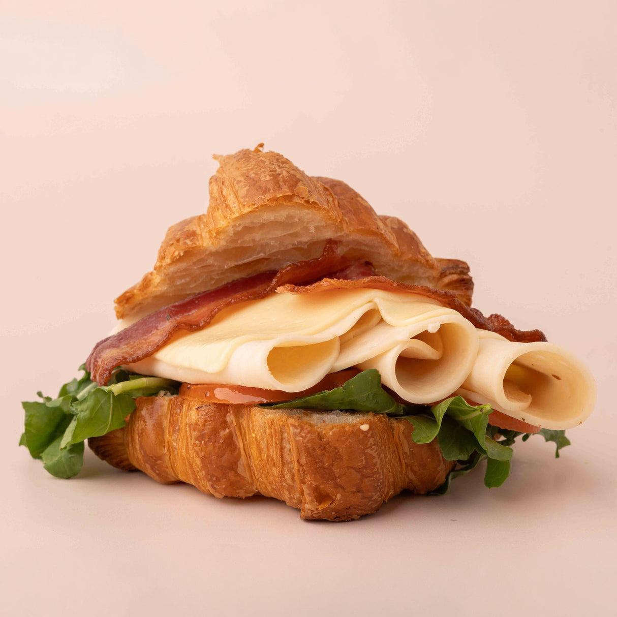Croissant Turkey Club Sandwich