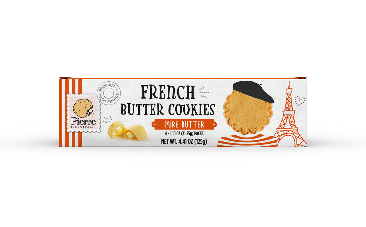 PIERRE BISCUITERIE FRENCH BUTTER COOKIES PURE BUTTER 125G