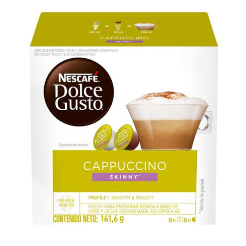 NESCAFE DOLCE GUSTO CAPPUCCINO SKINNY CAPSULAS 16 UNIDAD