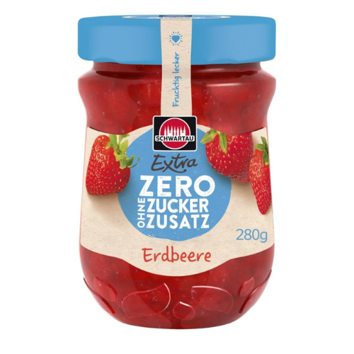 SCHWARTAU MERMELADA MERMELADA DE FRESA SIN AZUCAR 280g