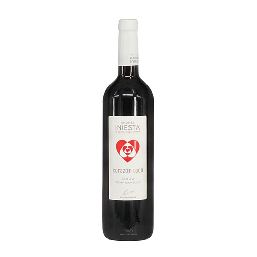 ANDRES INIESTA VINO TINTO SYRAH TEMPRANILLO 750ml