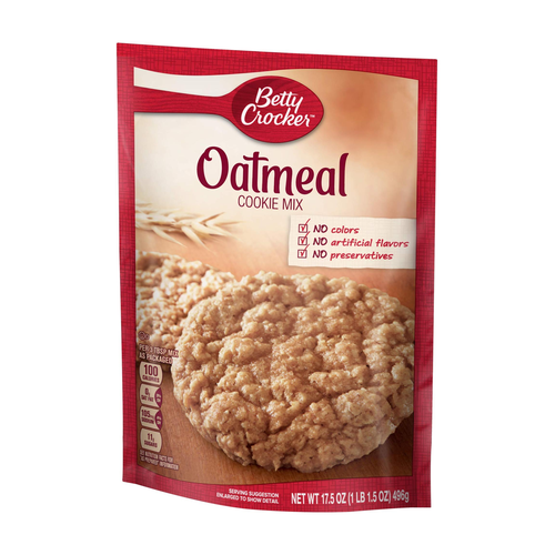 BETTY CROCKER CHOCOLATE CHIP OATMEAL COOKIE MIX 17 OZ