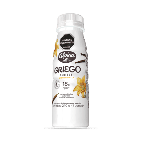 BUCHA YOGURT GRIEGO BEBIBLE VAINILLA CANELA 240g