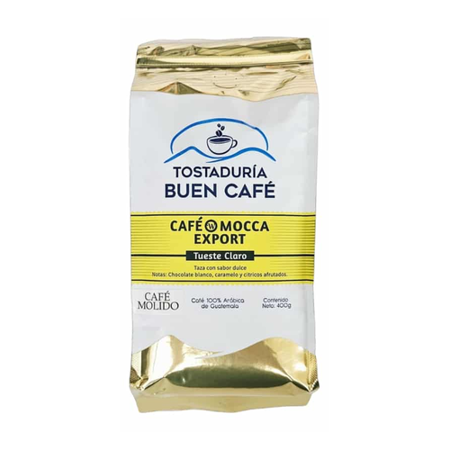 BUEN CAFE CAFE MOCCA EXPORT TUESTE CLARO MOLIDO FILTRO 400g