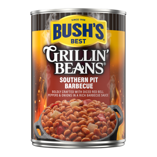 BUSH BEST FRIJOL ENLATADO SOUTHERN PIT BARBECUE 22 OZ