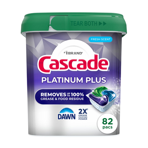 CASCADE LAVAVAJILLAS PLATINUM PLUS 82 ACTIONPACS 46 OZ