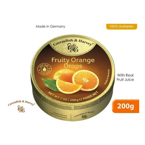 CAVENDISH & HARVEY DULCES FRUITY ORGANGE DROPS 200g