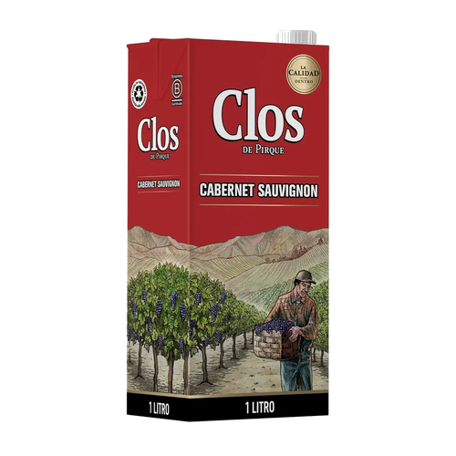 CLOS DE PIRQUE VINO TINTO CABERNET SAUVIGNON 6/1 LT