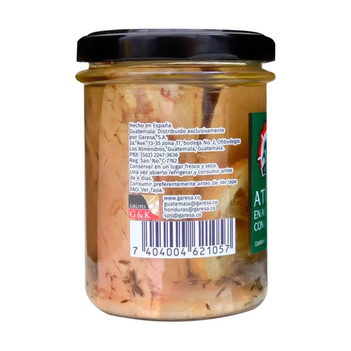 COSTA BRAVA ATUN EN ACEITE OLIVA,LIMON TOMILLO FRASCO 200g