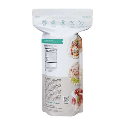 DELI RICE CAKES GALLETA DE ARROZ INTEGRAL CON SAL 95g