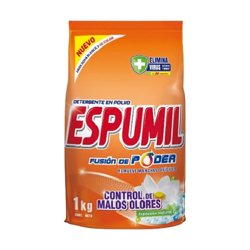 ESPUMIL DETERGENTE EN POLVO EXPLOSION NATURAL 1000g