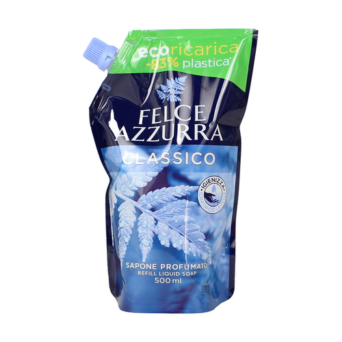 FELCE AZURRA JABON LIQUIDO PARA MANOS REFILL CLASSICO ECOLOGICA 500ml