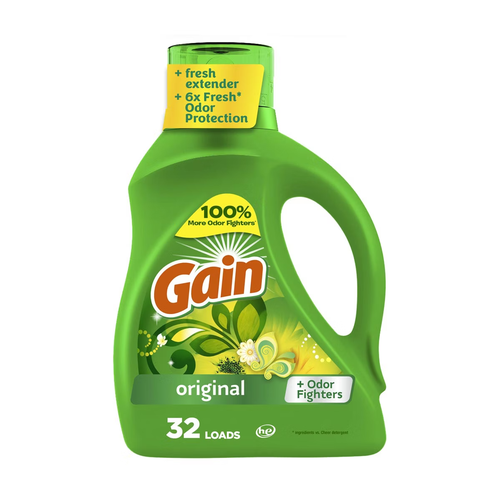 GAIN DETERGENTE LIQUIDO ORIGINAL 32 LOADS 1/1 LT
