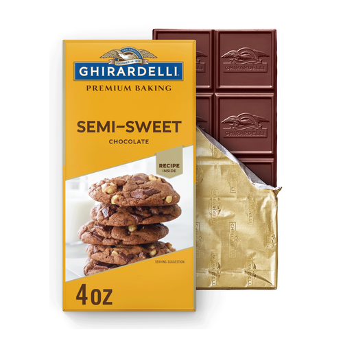 GHIRARDELLI CHOCOLATE BARA P/COCINAR SEMI SWEET 4g