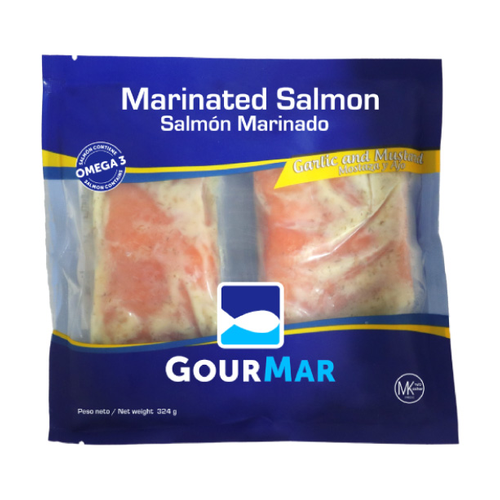 GOURMAR SALMON MARINADO CON AJO Y MOSTAZA PAQ 12 OZ