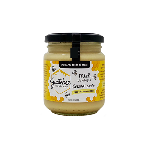 GUATEBEE MIEL DE ABEJA CRISTALIZADA NATURAL 300g
