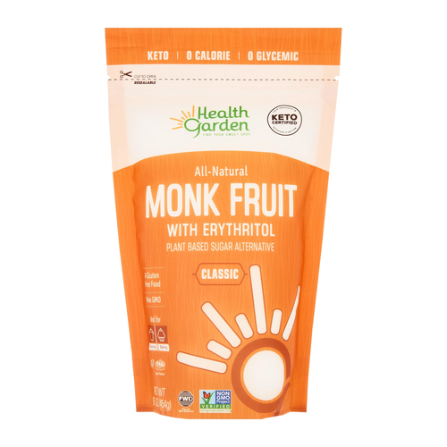 HEALTH GARDEN SUSTITUTO DE AZUCAR MONK FRUIT CLASSIC 453g