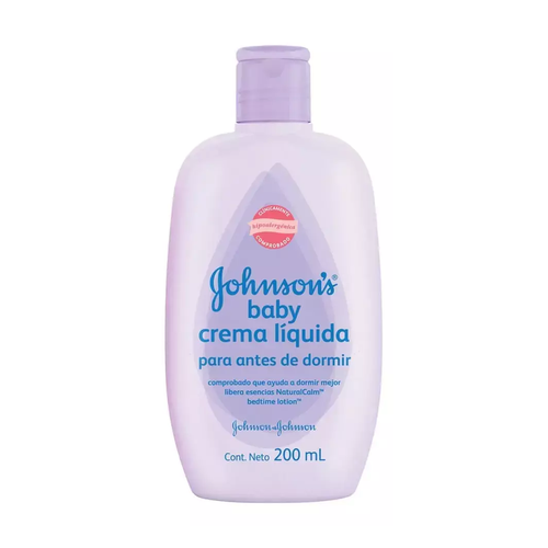 JOHNSON BABY CREMA LIQUIDA ANTES DE DORMIR 200ml