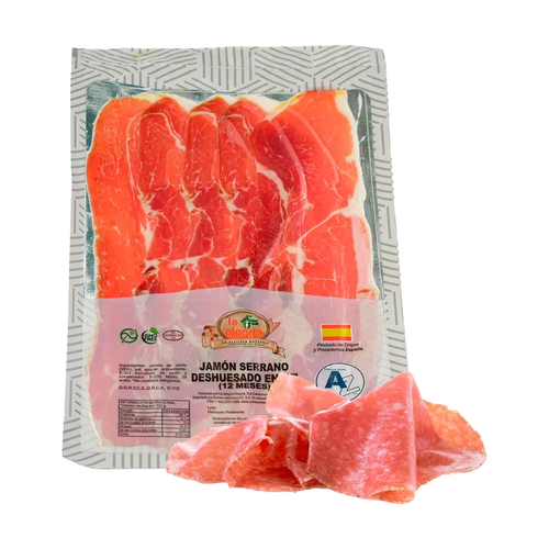 LA ALEGRIA JAMON SERRANO DESHUESADO EN V PAQ 100g