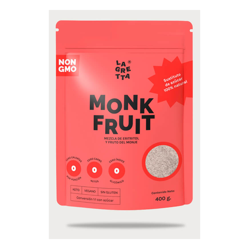 LA GRETA SUSTITUTO DE AZUCAR MONK FRUIT BOLSA 400g