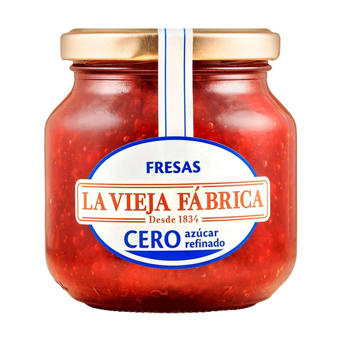 LA VIEJA FABRICA MERMELADA FRESA SIN AZUCAR 280g
