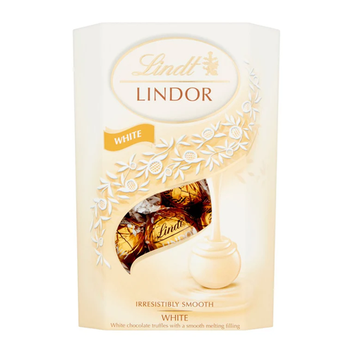 LINDT CHOCOLATE LINDOR TRUFA CHOCOLATE BLANCO 200g
