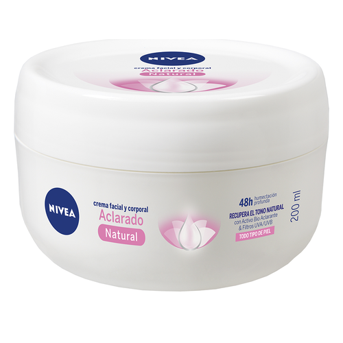 NIVEA CREMA FACIAL Y CORPORAL ACLARADO NATURAL 200ml
