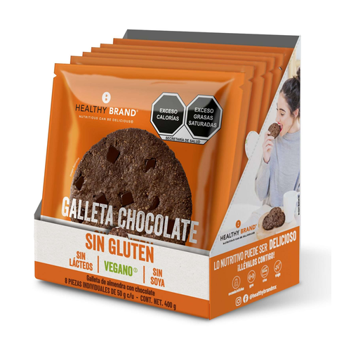 NUTRICIOUS CAN BE DELICIUOUS GALLETA CHOCOLATE ALMENDRA 50g