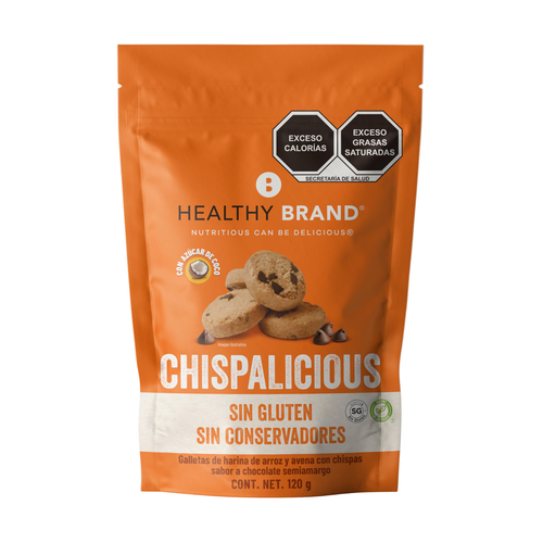 NUTRICIOUS CAN BE DELICIUOUS GALLETA GALLETA CHISPALICIOUS SIN GLUTEN 42g