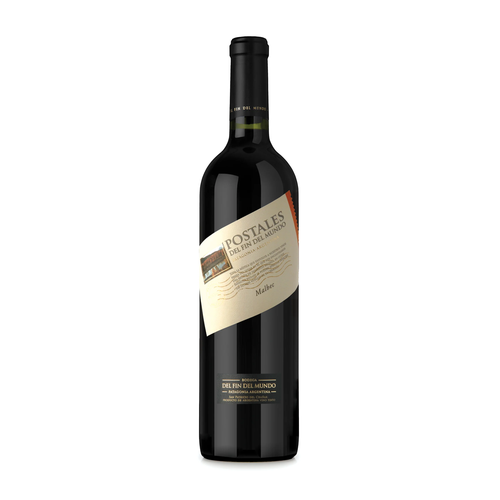 POSTALES DEL FIN DEL MUNDO VINO TINTO CABERNET SAUVIGNON MALBEC BOTELLA 750ml