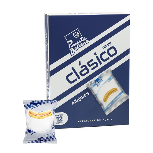 PUNTA BALLENA ALFAJORES TOP DULCE LECHE 12 UNIDAD