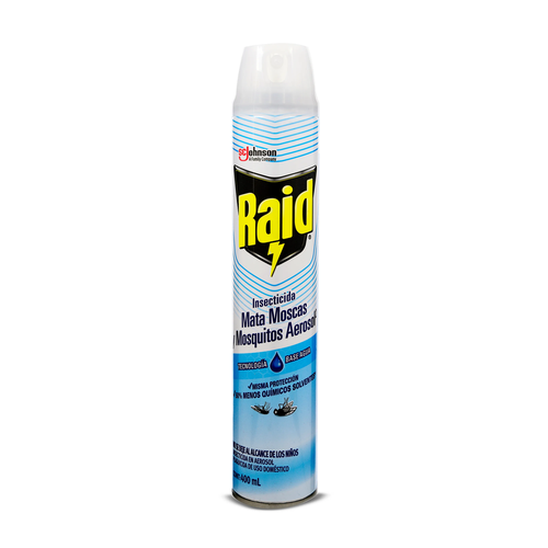 RAID INSECTICIDA AEROSOL MATA MOSCAS MOSQUITOS 400ml