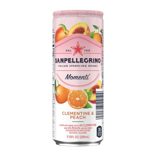 SAN PELLEGRINO BEBIDA PEACH & CLEMENTINE LATA 330ml