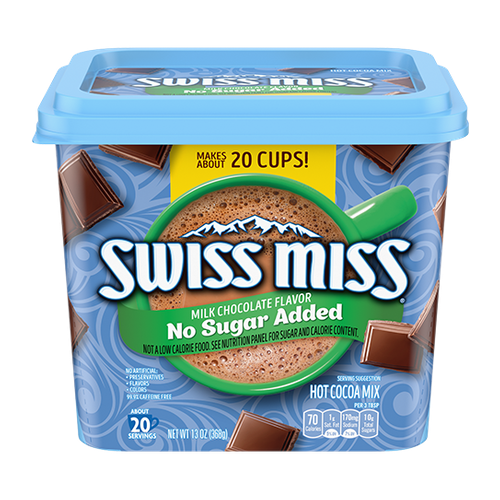 SWISS MISS COCOA SWISS MISS NO SUGAR 60UNDS 44 OZ