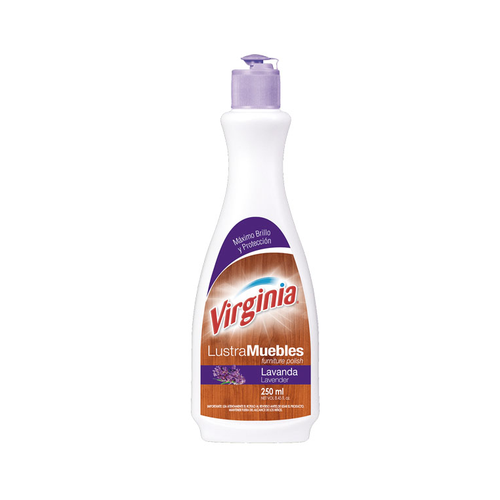 VIRGINIA LUSTRADOR DE MUEBLES CREMA LAVANDA 250ml
