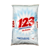 123 DETERGENTE EN POLVO SIN AROMA 9kg