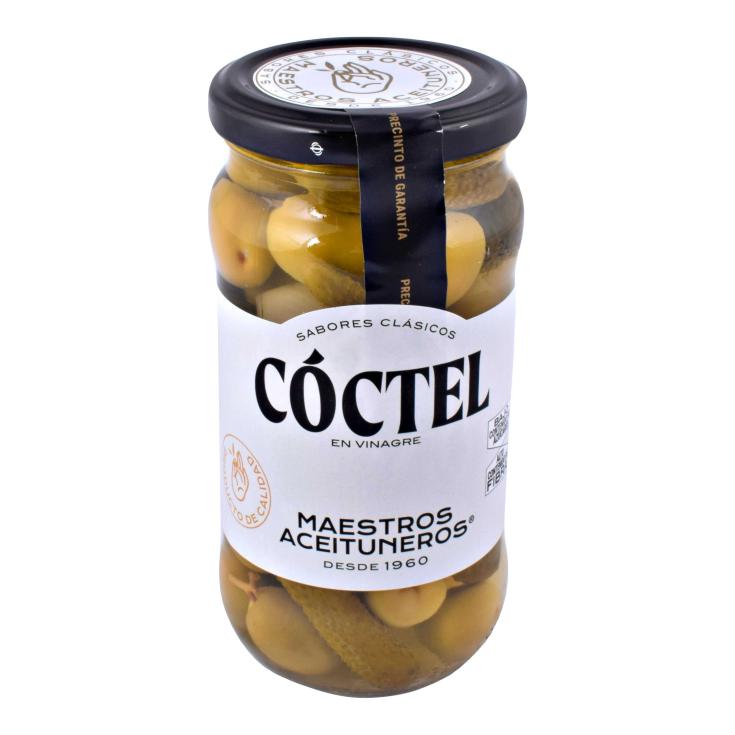 MAESTROS ACEITUNEROS ACEITUNAS COCTEL EN VINAGRE 345g