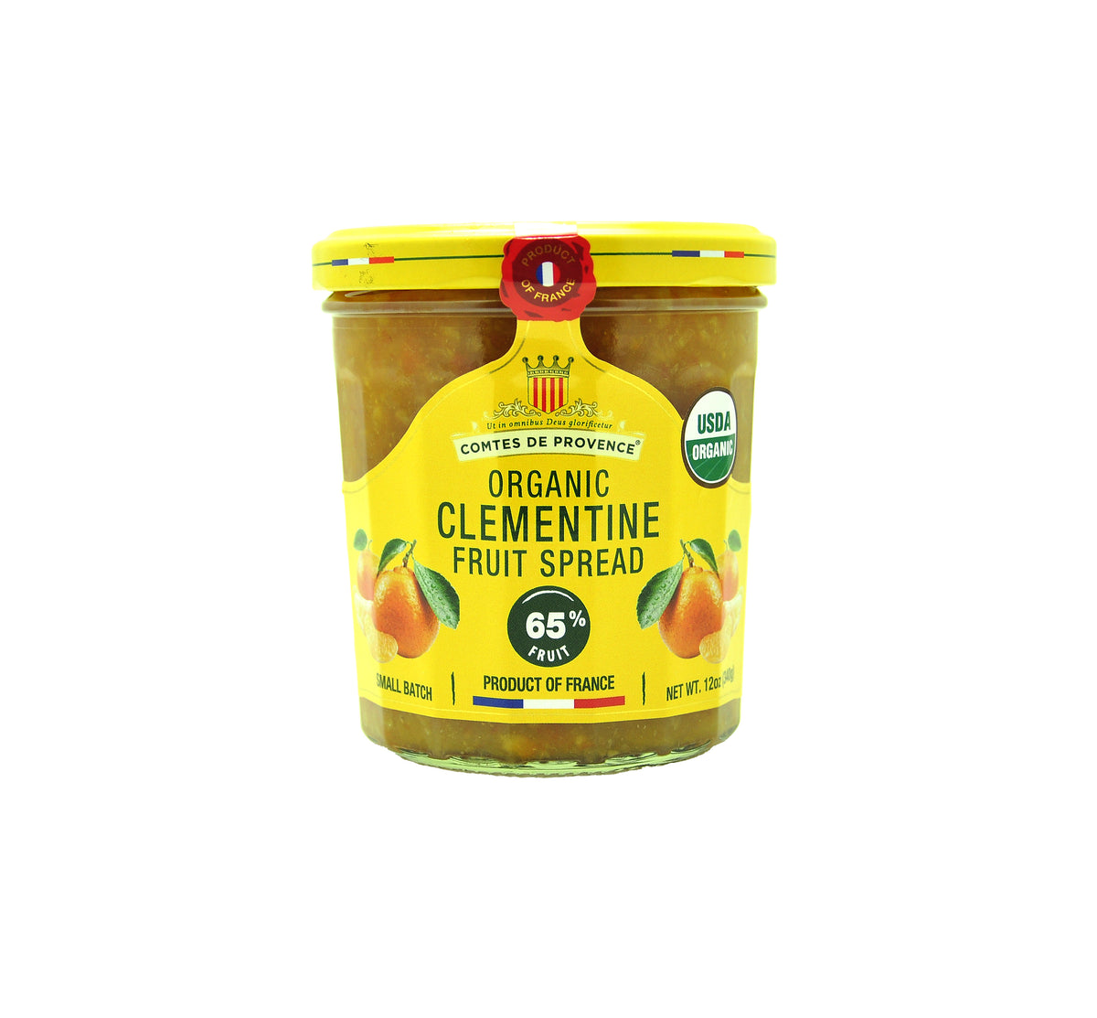 COMTES DE PROVENCE ORGANIC CLEMENTINE FRUIT SPREAD 340G