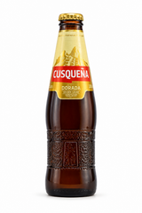 CUSQUEÑA CERVEZA GOLDEN LAGER BOTELLA 330ML