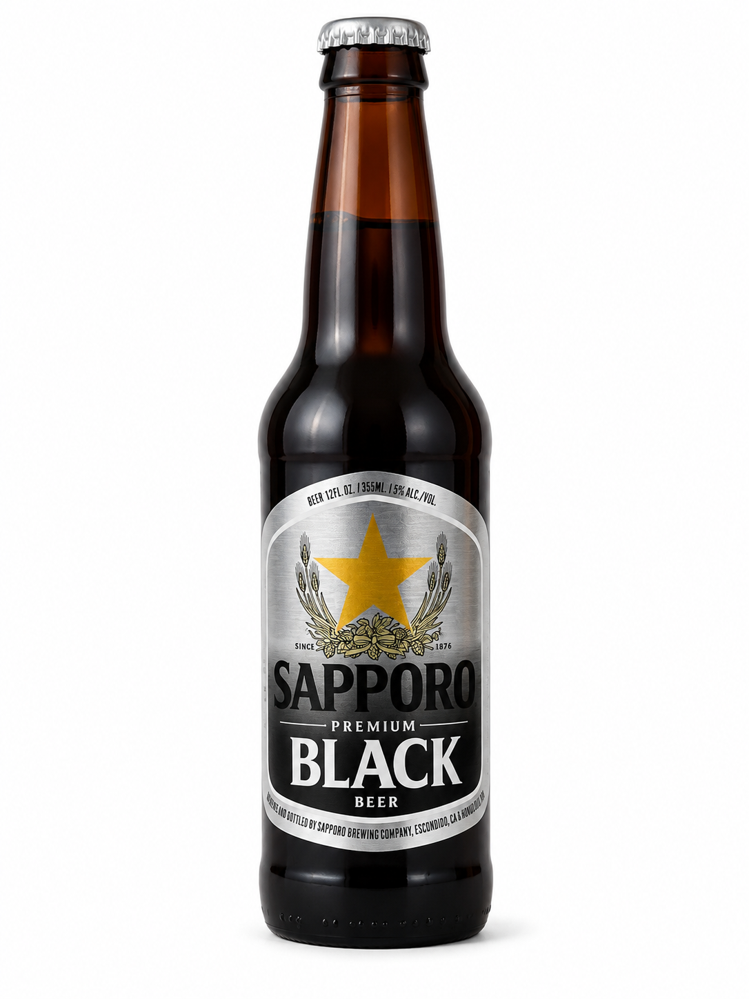 SAPPORO PREMIUM BLACK BEER BOTELLA 355ML
