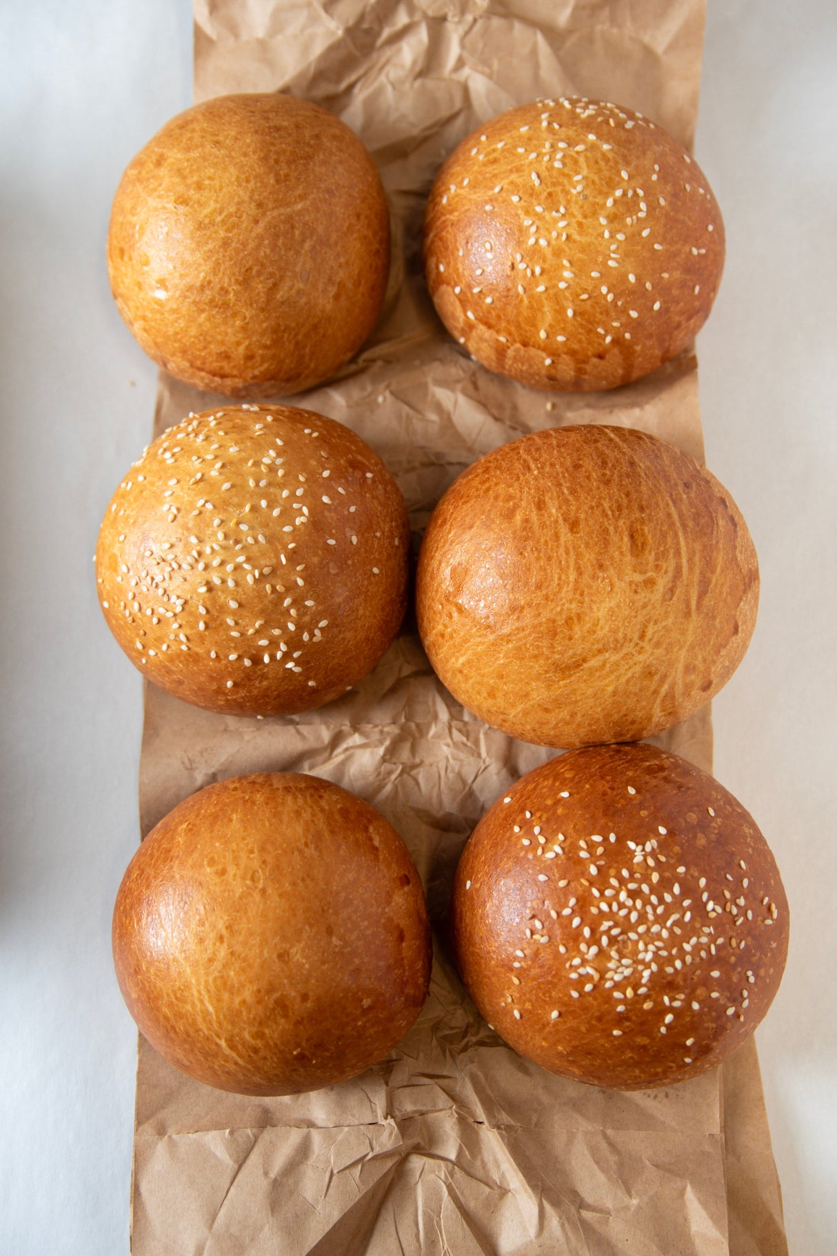 Brioche Buns - Pack de 6 Unidades