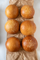 Brioche Buns - Pack de 6 Unidades
