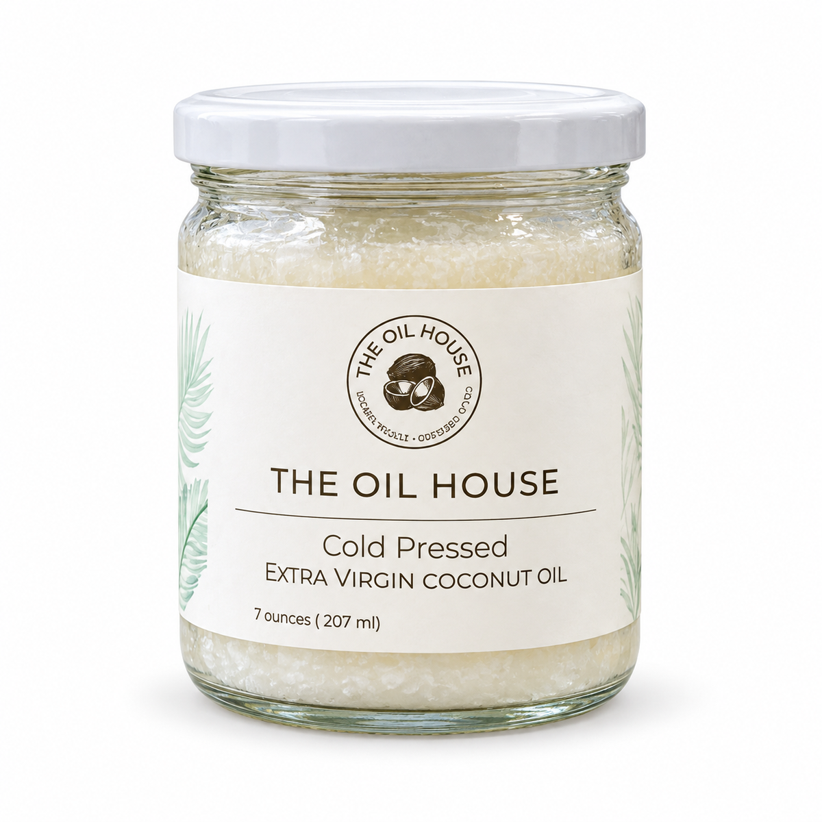 THE OIL HOUSE ACEITE DE COCO EXTRA VIRGEN FRASCO 7 OZ