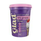 GLAD YOGOURT 0% GRASA FRESA 900g