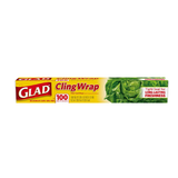 GLAD PLASTICO AUTOADHESIVO ROLLO 100 CT FT