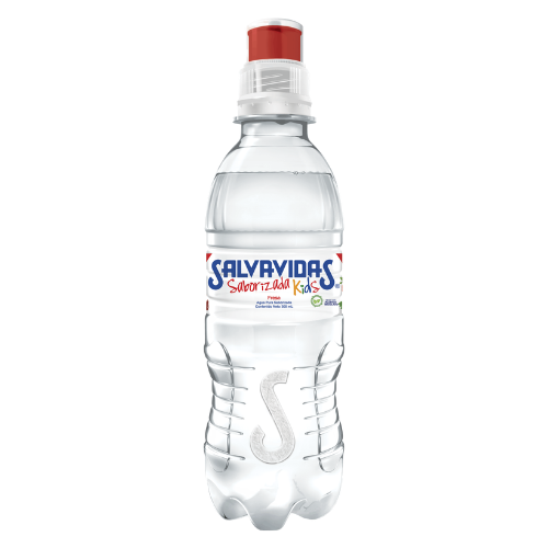 SALVAVIDAS AGUA SABORIZADA FRESA KIDS 300ml