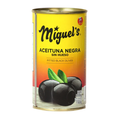 MIGUELS ACEITUNA NEGRA LATA 350g