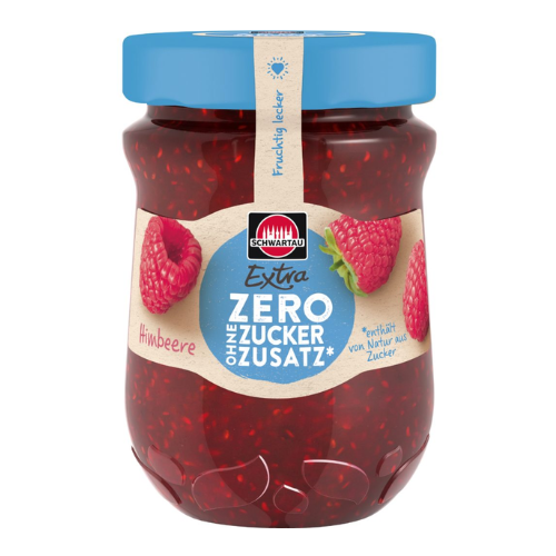 SCHWARTAU MERMELADA FRANBUESA EXTRA ZERO ZUCKER 280g