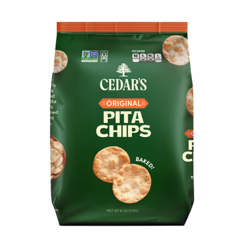 CEDARS CHIPS ORIGINAL PITA CHIPS 6 OZ